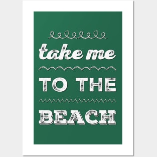 Take me to the beach Life is better in summer Hello Summer Cute Summer Typography Posters and Art